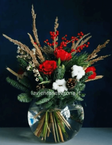 bouquet moderno natale