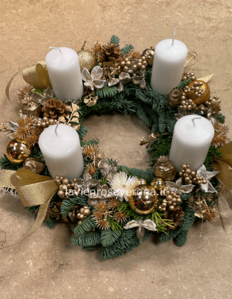 Corona avvento Oro