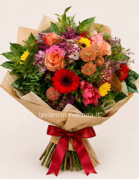 bouquet maturita colorato